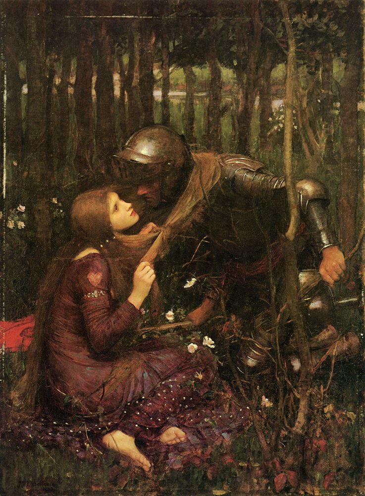 La Belle Dame Sans Merci 1893 art print by John William Waterhouse for $57.95 CAD