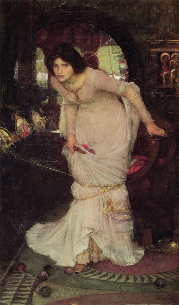 Lady of Shalott 1894 art print by John William Waterhouse for $57.95 CAD