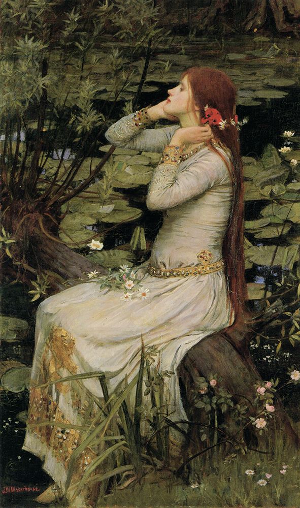 Ophelia ca 1894 art print by John William Waterhouse for $57.95 CAD