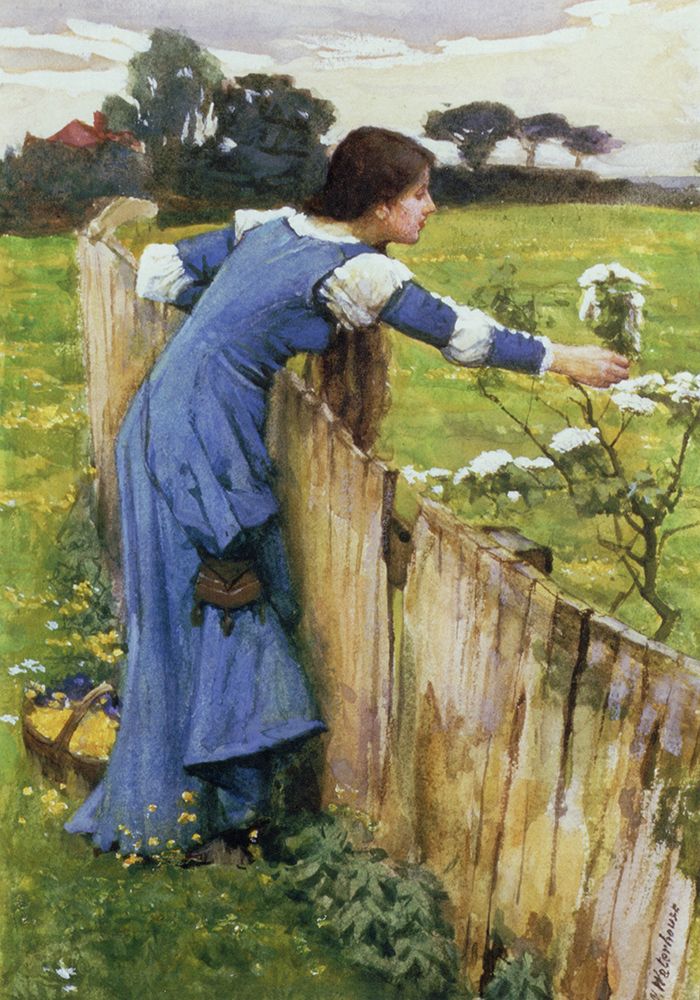 Springtime 1900 art print by John William Waterhouse for $57.95 CAD
