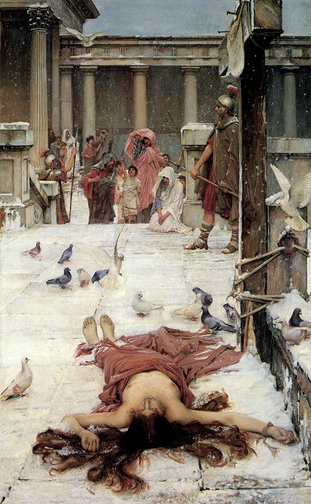 St Eulalia 1885 art print by John William Waterhouse for $57.95 CAD