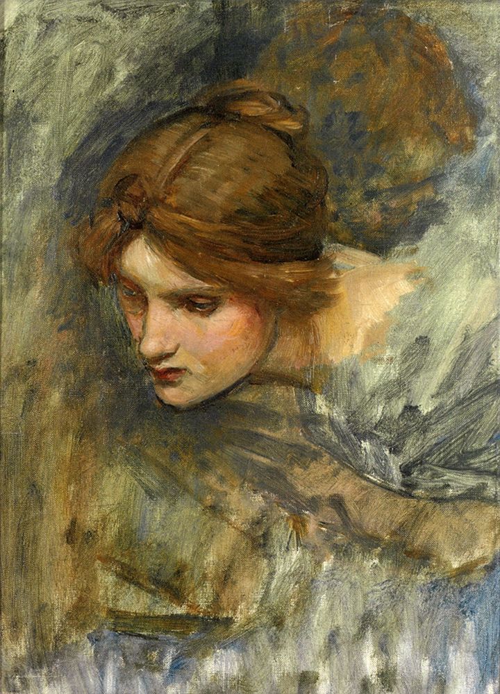The Awakening of Adonis, study for Head of Venus art print by John William Waterhouse for $57.95 CAD