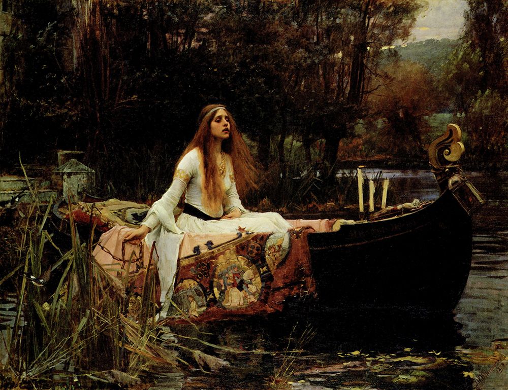 The Lady of Shalott 1888 art print by John William Waterhouse for $57.95 CAD
