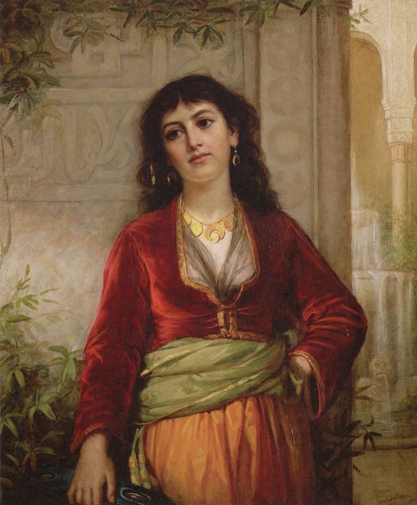 The Unwelcome Companion 1872 art print by John William Waterhouse for $57.95 CAD