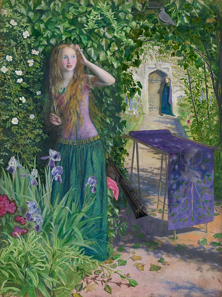 Fair Rosamund 1854 art print by Arthur Hughes for $57.95 CAD