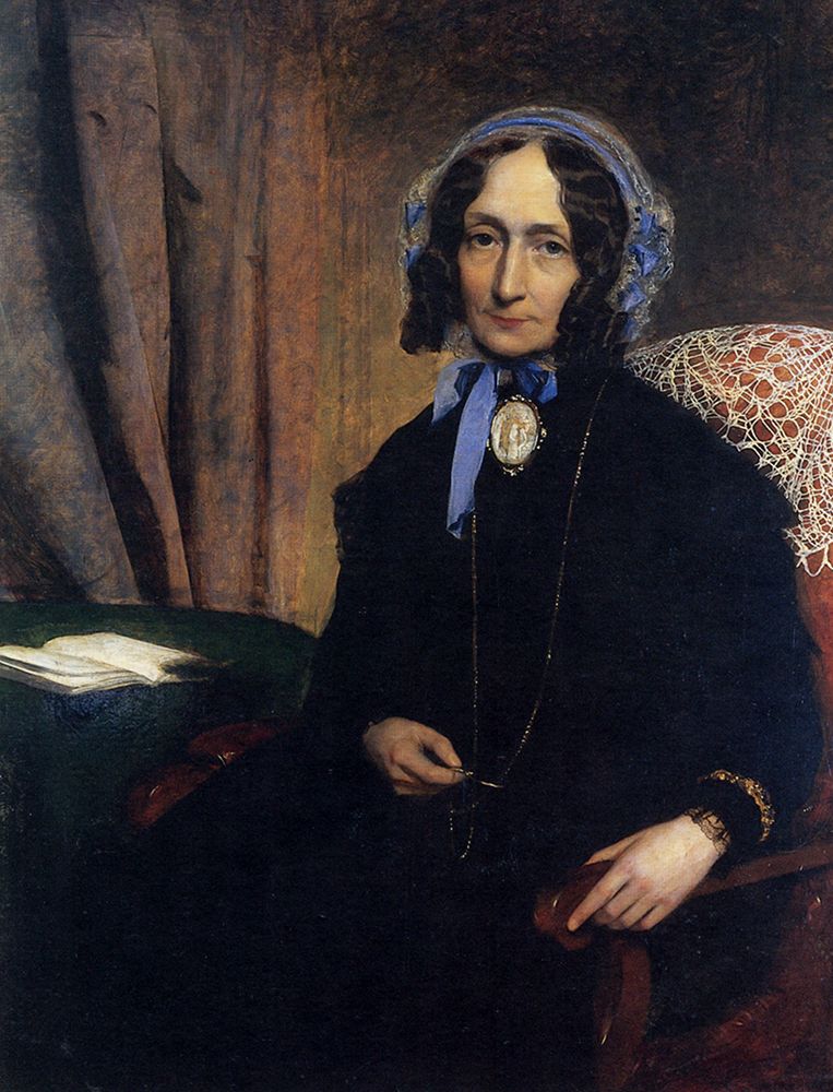 Portrait of an Elderly Woman 1851 art print by Arthur Hughes for $57.95 CAD