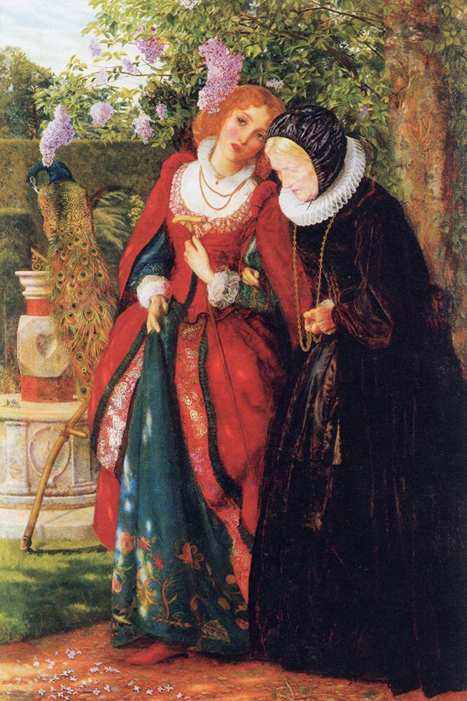 Silver and Gold 1864 art print by Arthur Hughes for $57.95 CAD