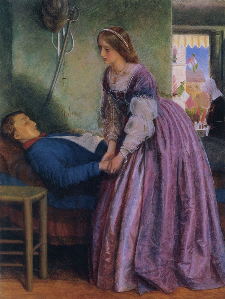 That Was a Piedmontese 1862 art print by Arthur Hughes for $57.95 CAD