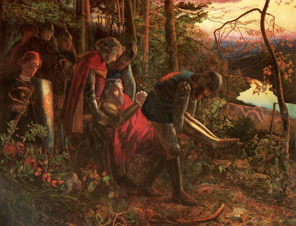 The Knight of the Sun 1860 art print by Arthur Hughes for $57.95 CAD