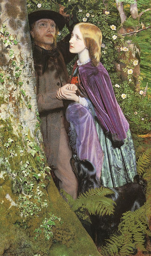 The Long Engagement 1859 art print by Arthur Hughes for $57.95 CAD