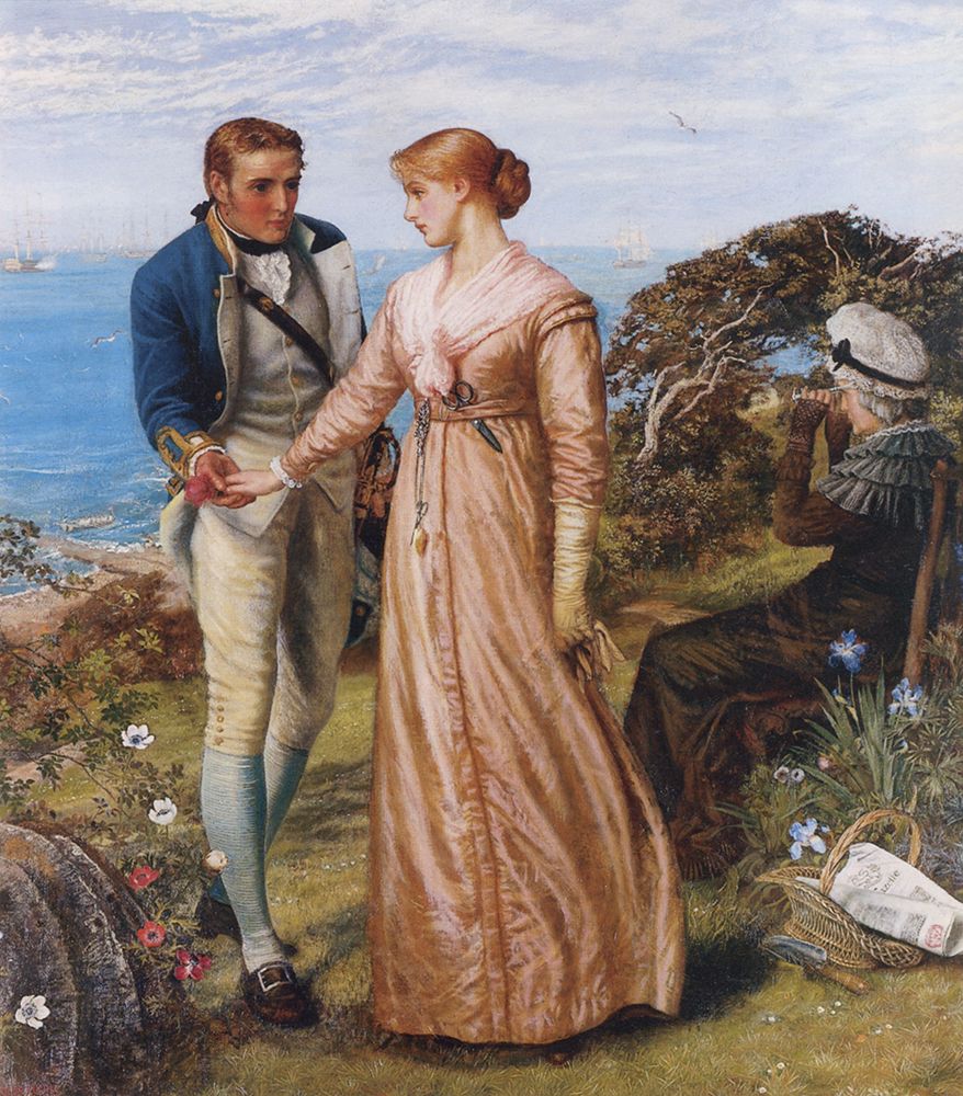 The Sailing Signal Gun 1880 art print by Arthur Hughes for $57.95 CAD