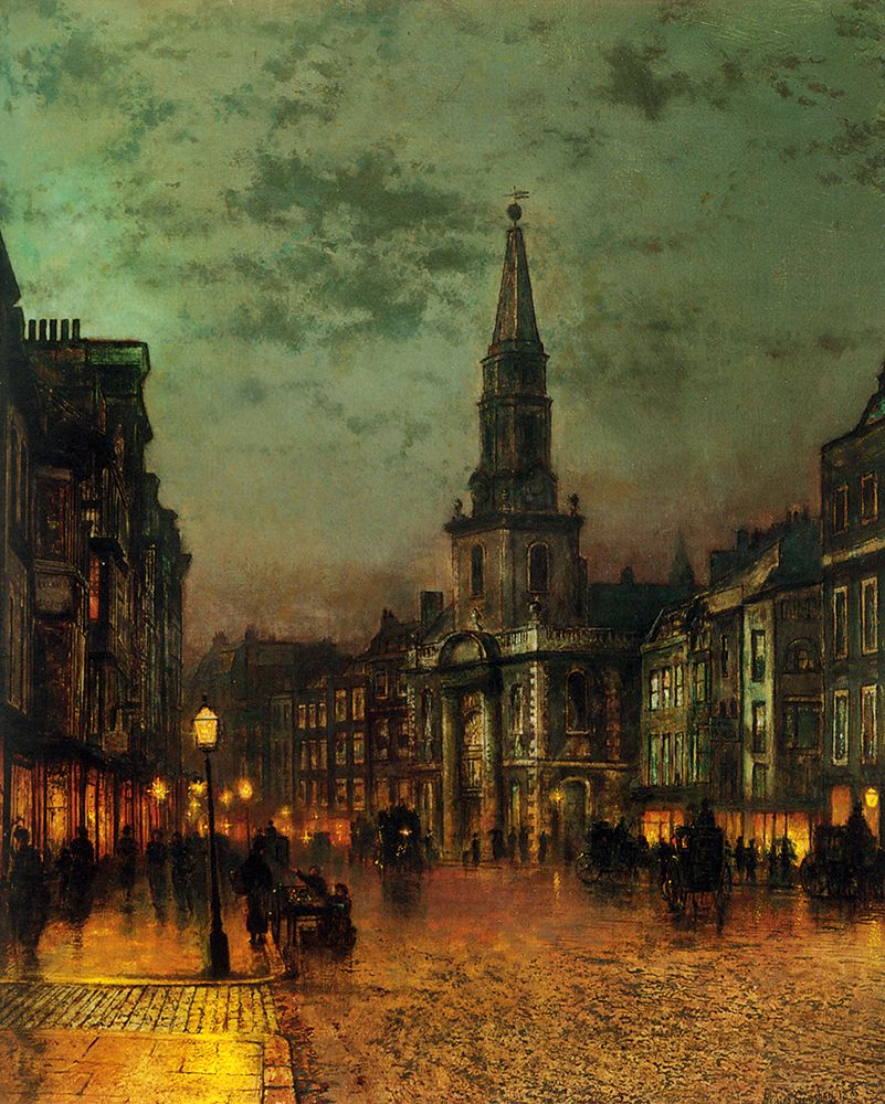 Blackman Street London 1885 art print by John Atkinson Grimshaw for $57.95 CAD