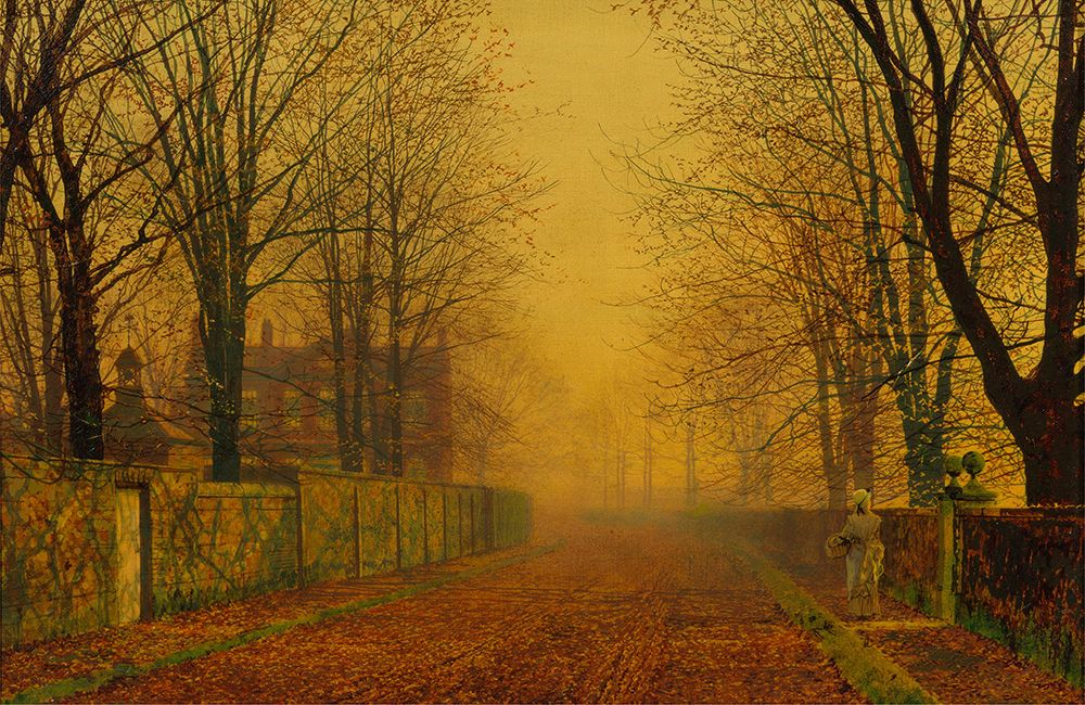 Evening Glow art print by John Atkinson Grimshaw for $57.95 CAD