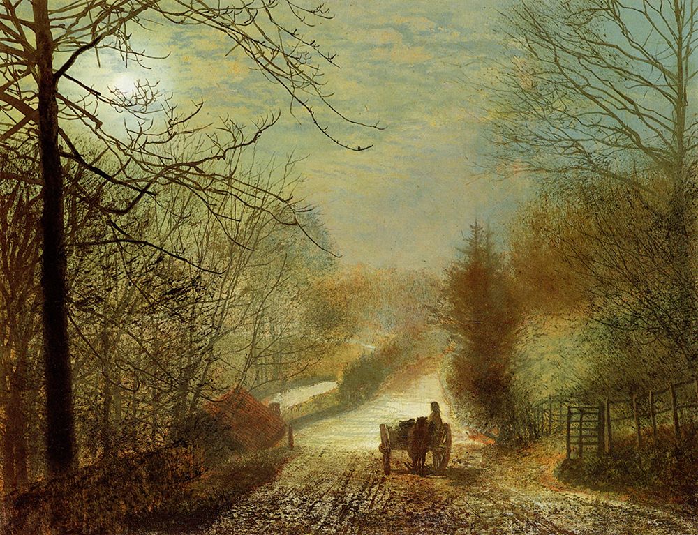 Forge Valley near Scarborough 1875 art print by John Atkinson Grimshaw for $57.95 CAD