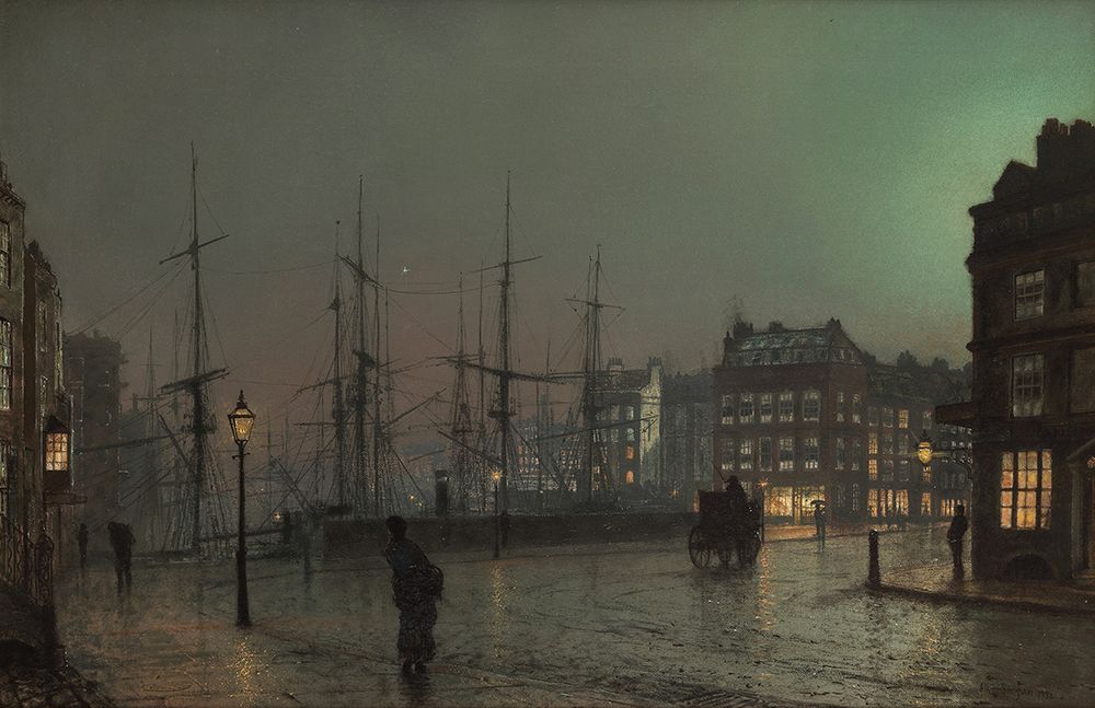 Greenock  1882 art print by John Atkinson Grimshaw for $57.95 CAD