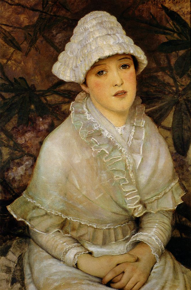 My Wee White Rose 1882 art print by John Atkinson Grimshaw for $57.95 CAD
