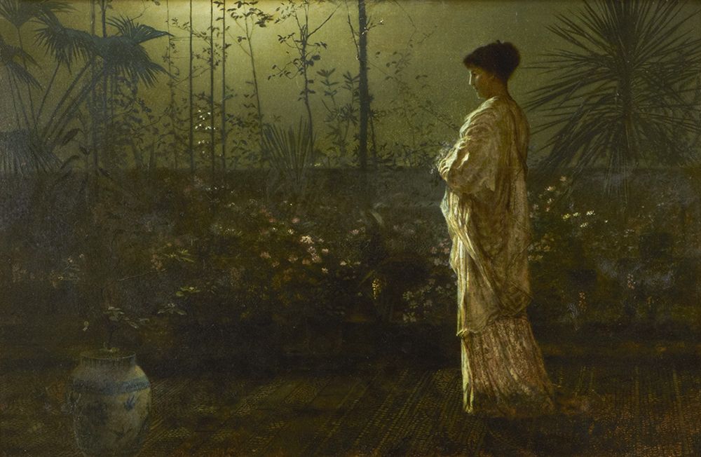 Night Vigil art print by John Atkinson Grimshaw for $57.95 CAD