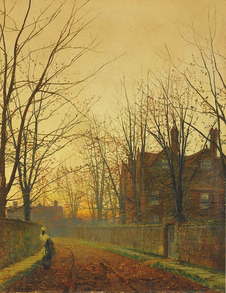 November, 1879 art print by John Atkinson Grimshaw for $57.95 CAD