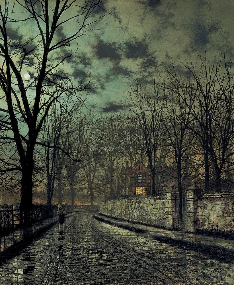 November 1879 Night art print by John Atkinson Grimshaw for $57.95 CAD