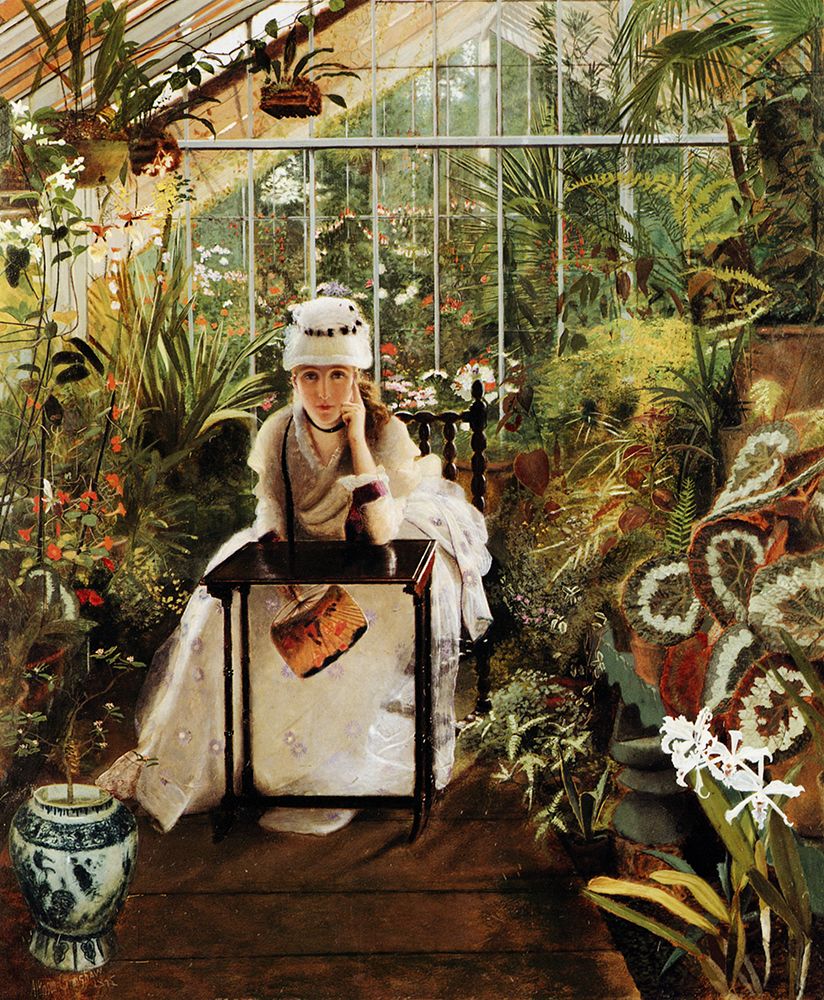 Penseroso 1875 art print by John Atkinson Grimshaw for $57.95 CAD