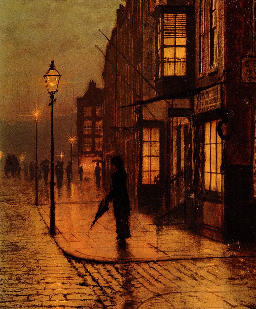 Princes Dock, Hull detail 1881 art print by John Atkinson Grimshaw for $57.95 CAD