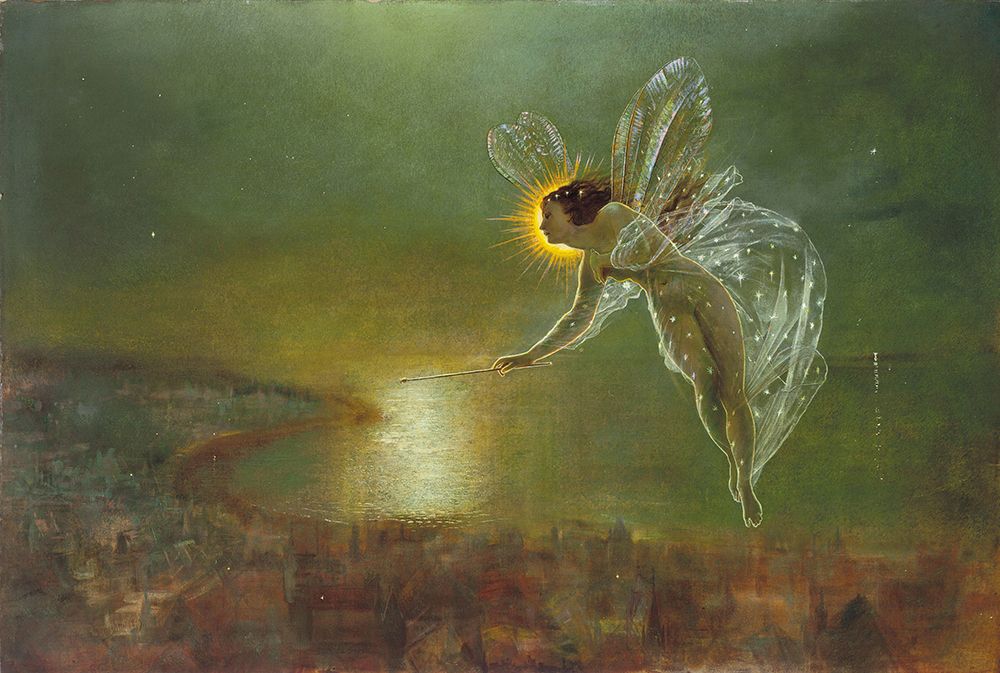 Spirit of the Night 1879 art print by John Atkinson Grimshaw for $57.95 CAD