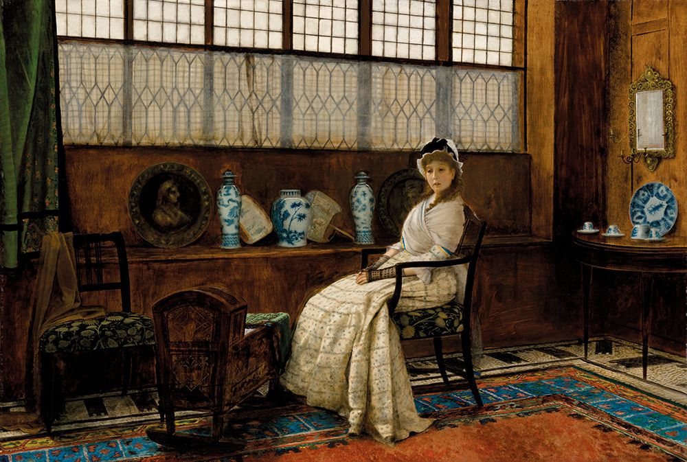 The Cradle Song 1878 art print by John Atkinson Grimshaw for $57.95 CAD