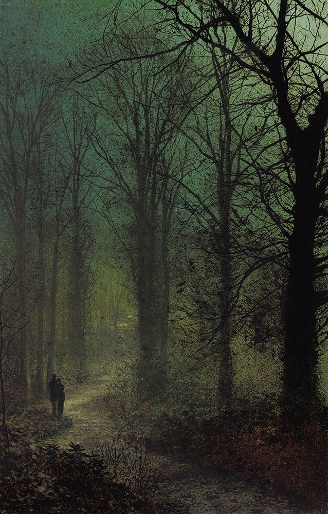 Thro the Wood art print by John Atkinson Grimshaw for $57.95 CAD
