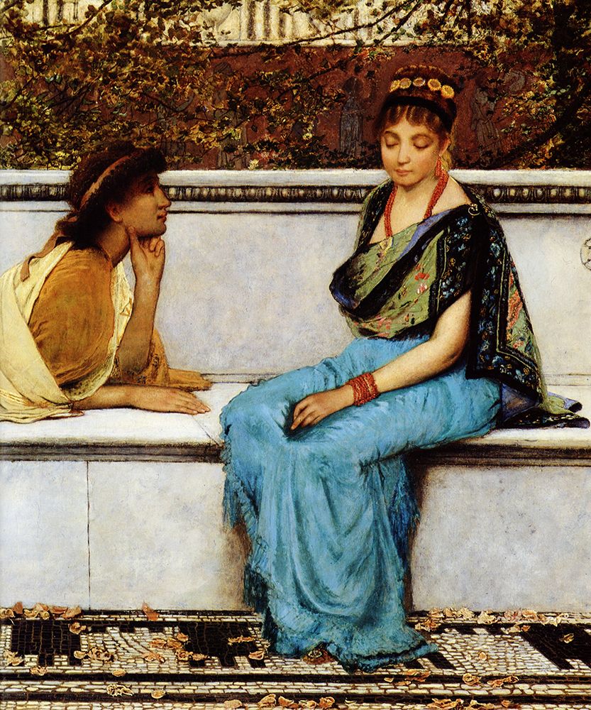 Two Thousand Years Ago detail 1878 art print by John Atkinson Grimshaw for $57.95 CAD
