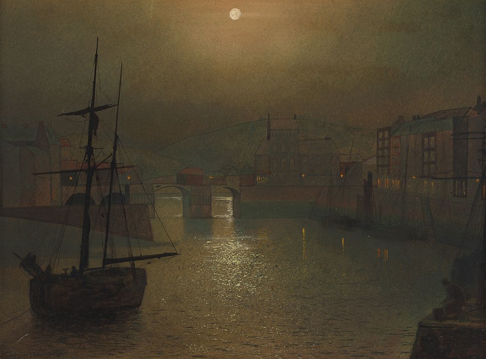Whitby art print by John Atkinson Grimshaw for $57.95 CAD