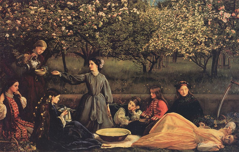 Apple Blossoms 1856 art print by John Everett Millais for $57.95 CAD