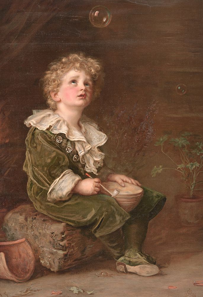 Bubbles 1886 art print by John Everett Millais for $57.95 CAD