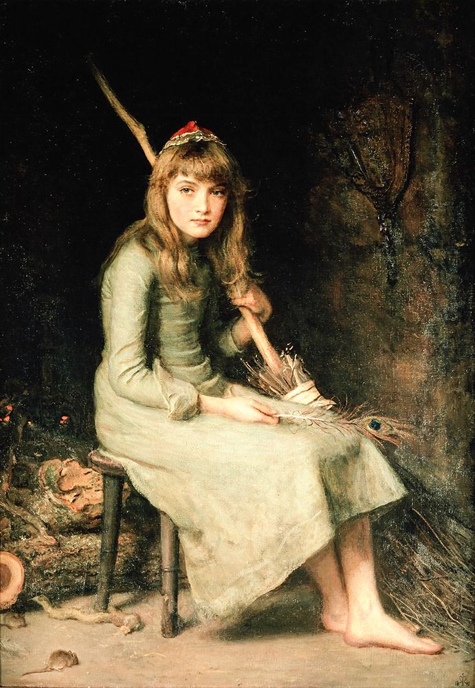 Cinderella 1881 art print by John Everett Millais for $57.95 CAD
