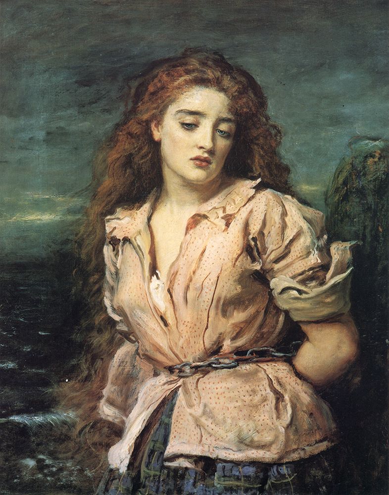 Martyr of the Solway 1871 art print by John Everett Millais for $57.95 CAD