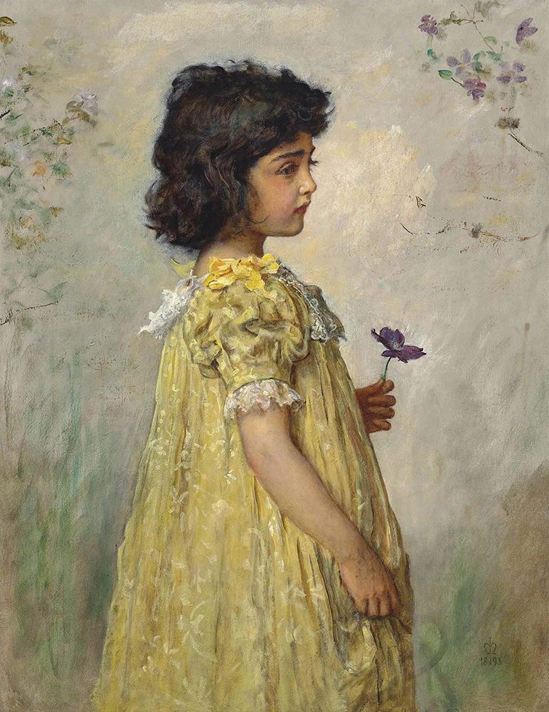 Pensive 1893 art print by John Everett Millais for $57.95 CAD