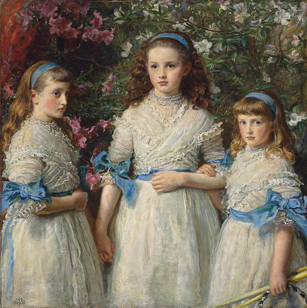 Sisters 1868 art print by John Everett Millais for $57.95 CAD