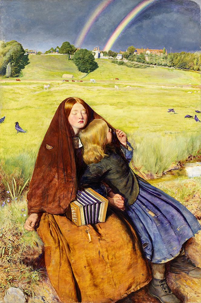 The Blind Girl 1854 art print by John Everett Millais for $57.95 CAD