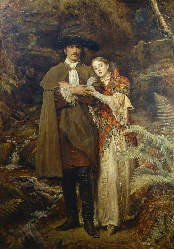 The Bride of Lammermoor 1878 art print by John Everett Millais for $57.95 CAD