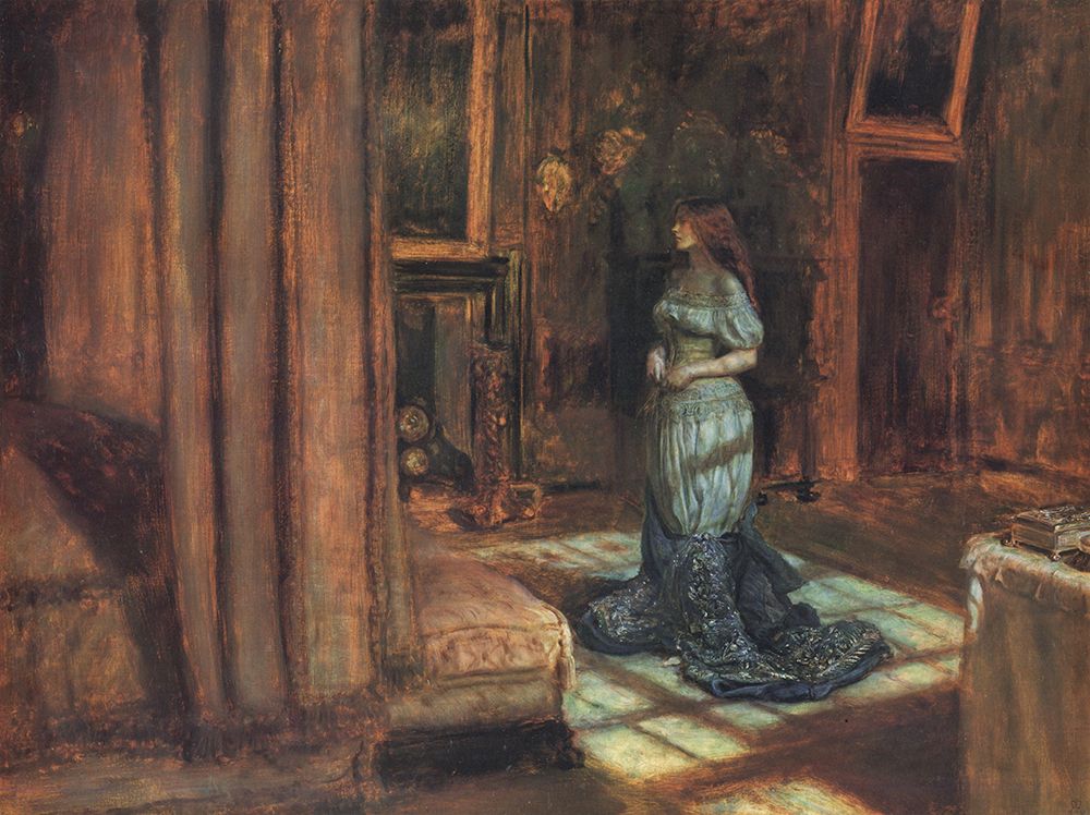 The Eve of St. Agnes 1862 art print by John Everett Millais for $57.95 CAD