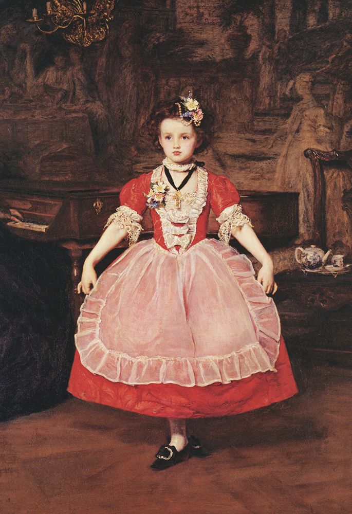 The Minuet 1866 art print by John Everett Millais for $57.95 CAD
