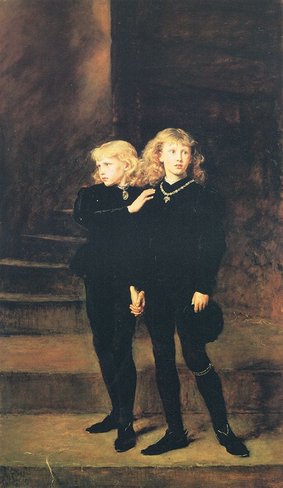 The Princes in the Tower 1878 art print by John Everett Millais for $57.95 CAD