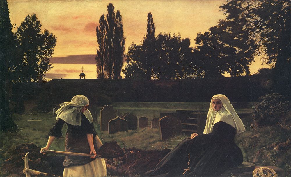 The Vale of Rest 1858 art print by John Everett Millais for $57.95 CAD