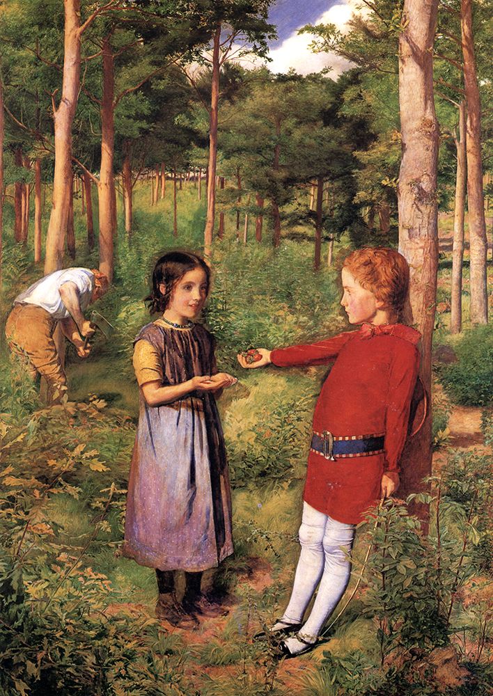 The Woodmans Daughter 1851 art print by John Everett Millais for $57.95 CAD