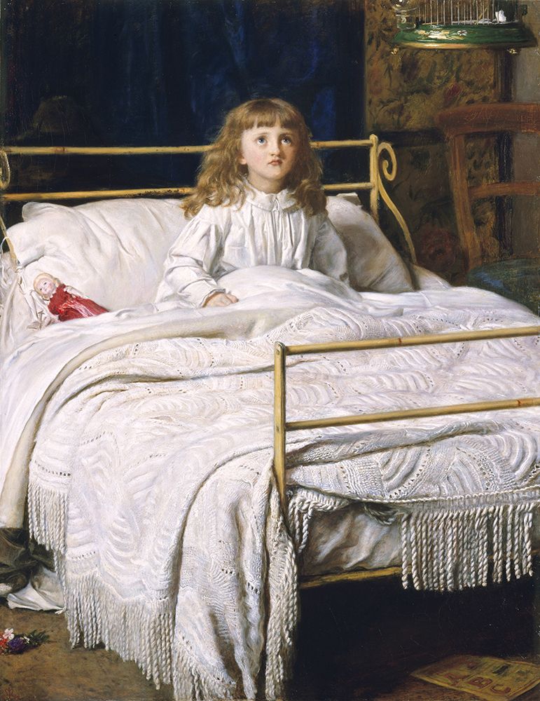 Waking 1865 art print by John Everett Millais for $57.95 CAD