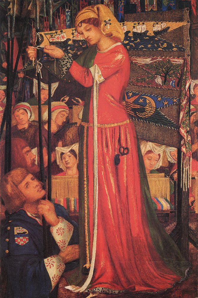 Before the Battle 1858 art print by Dante Gabriel Rossetti for $57.95 CAD