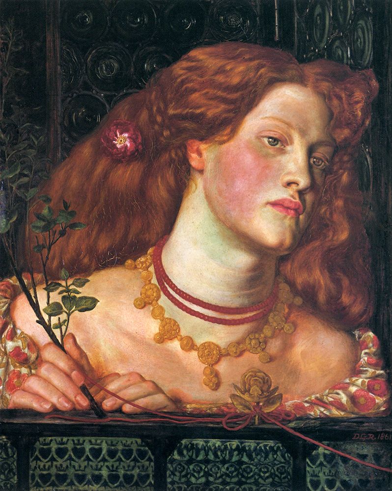Fair Rosamund 1861 art print by Dante Gabriel Rossetti for $57.95 CAD