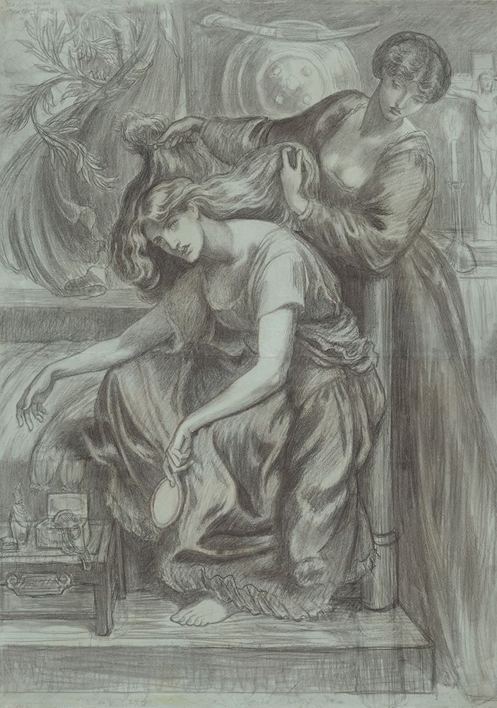 Desdamonas Death Song ca 1878 art print by Dante Gabriel Rossetti for $57.95 CAD