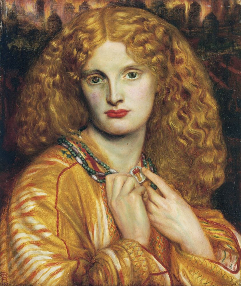 Helen of Troy 1863 art print by Dante Gabriel Rossetti for $57.95 CAD