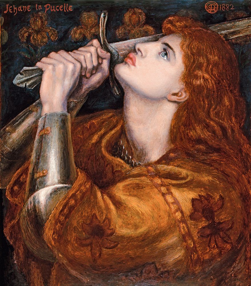 Joan of Arc 1882 art print by Dante Gabriel Rossetti for $57.95 CAD