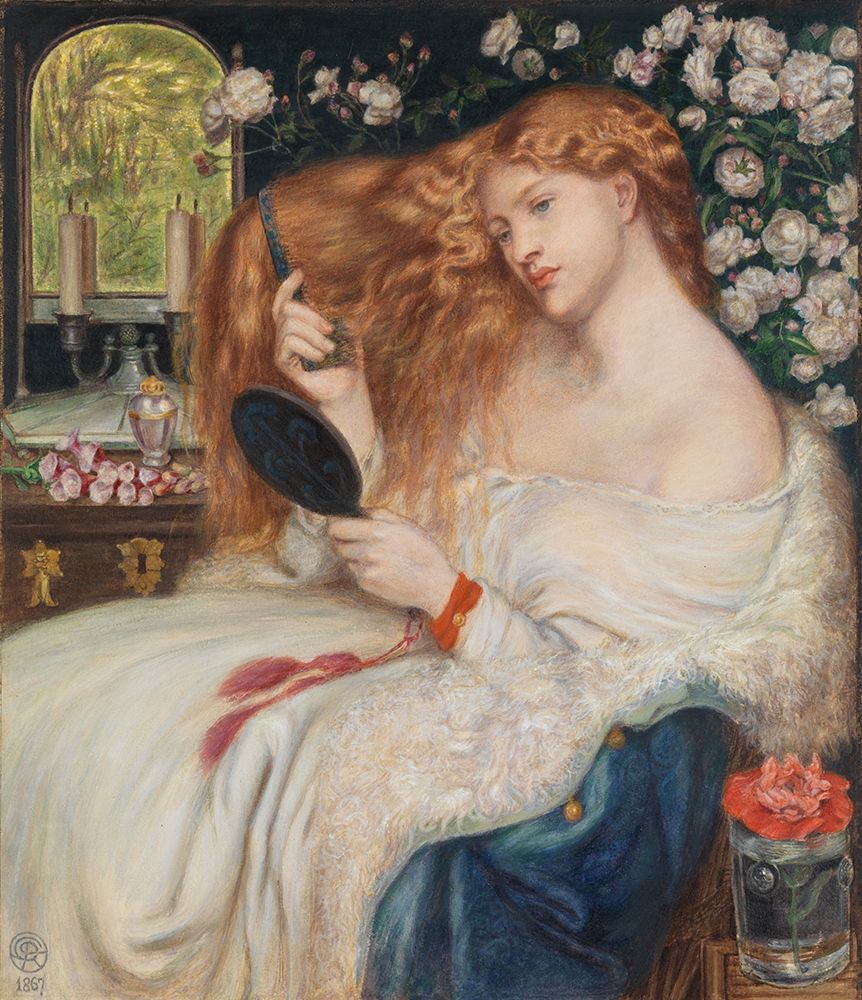 Lady Lilith 1868 art print by Dante Gabriel Rossetti for $57.95 CAD